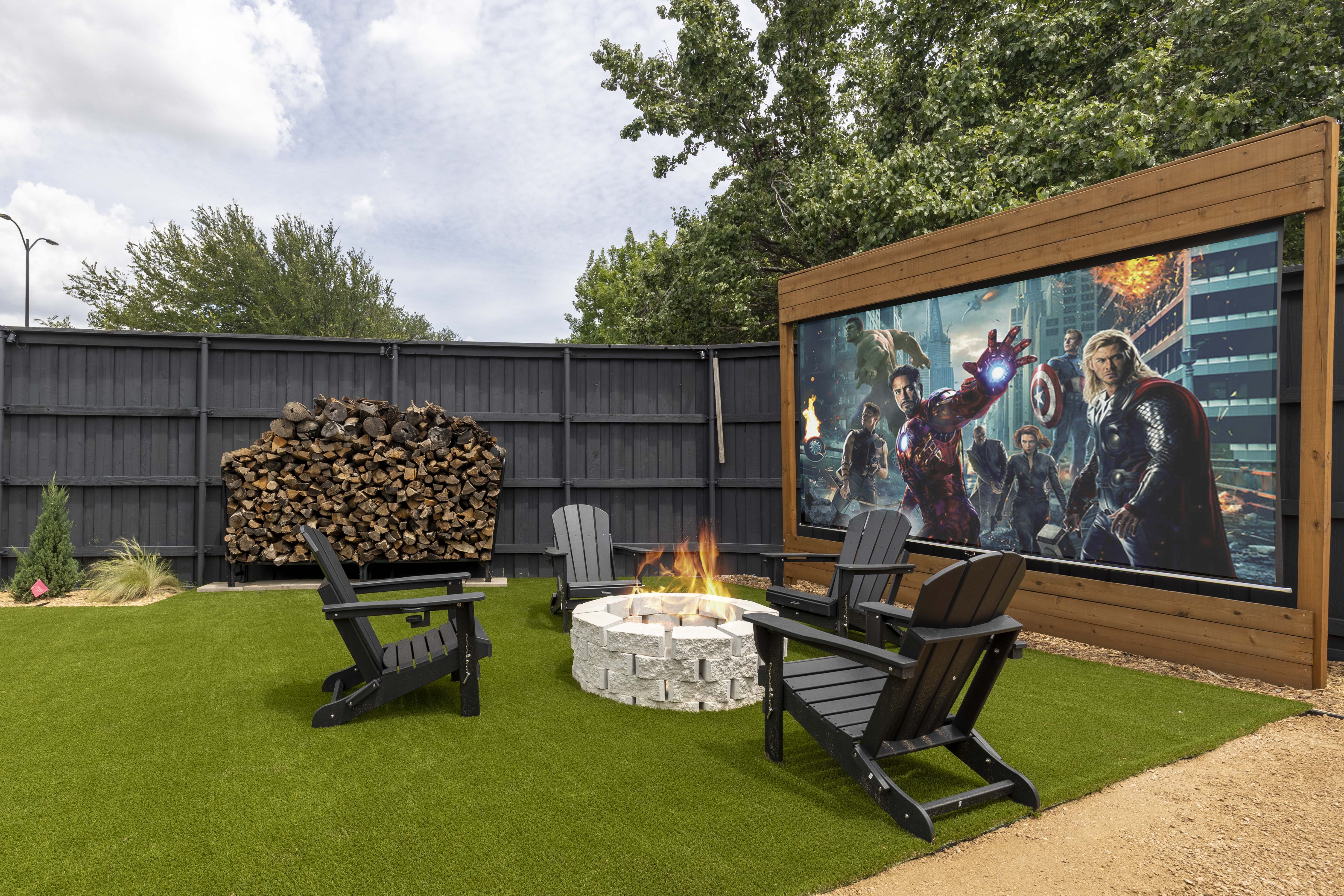 Backyard Projector 1