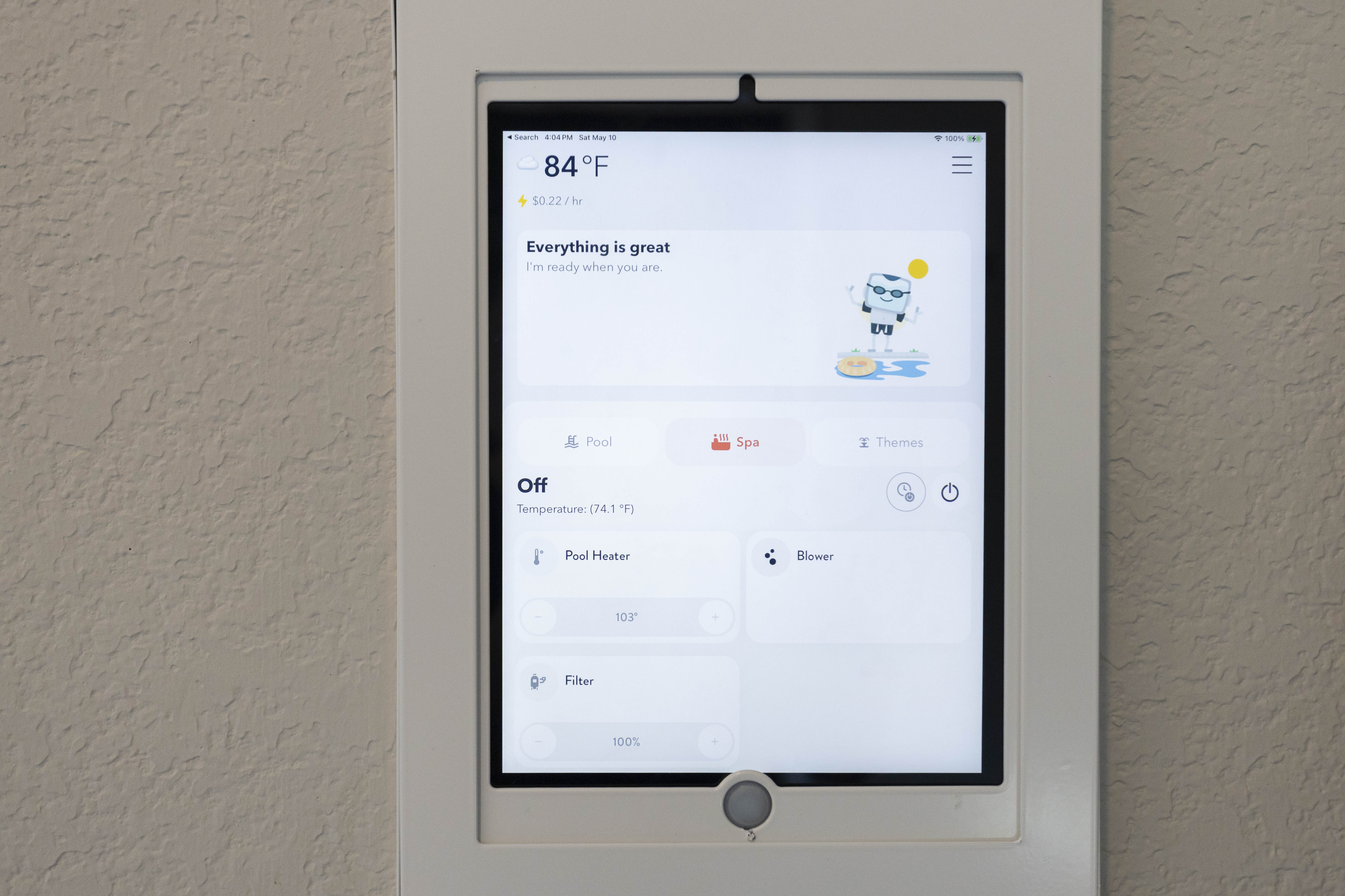 Pool Control Panel